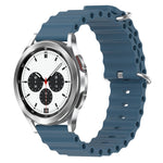 Cinturino per orologio in silicone tinta unita stile oceano da 20 mm, For Samsung Galaxy Watch 4 40mm, For Samsung  Galaxy Watch 4 Classic 42mm