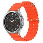 Cinturino per orologio in silicone tinta unita stile oceano da 20 mm, For Samsung  Galaxy Watch 4 Classic 46mm, For Samsung Galaxy Watch Active 2 40mm