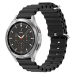 Cinturino per orologio in silicone tinta unita stile oceano da 20 mm, For Samsung  Galaxy Watch 4 Classic 46mm, For Samsung Galaxy Watch Active 2 40mm