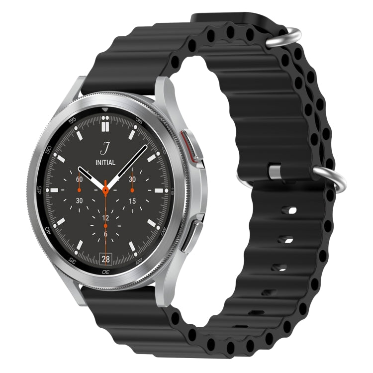 Cinturino per orologio in silicone tinta unita stile oceano da 20 mm, For Samsung  Galaxy Watch 4 Classic 46mm, For Samsung Galaxy Watch Active 2 40mm