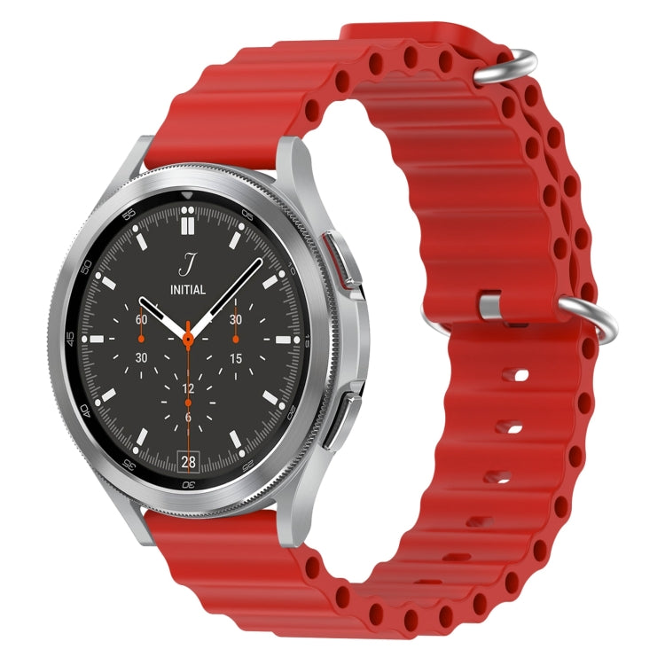 Cinturino per orologio in silicone tinta unita stile oceano da 20 mm, For Samsung  Galaxy Watch 4 Classic 46mm, For Samsung Galaxy Watch Active 2 40mm