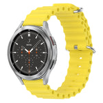 Cinturino per orologio in silicone tinta unita stile oceano da 20 mm, For Samsung  Galaxy Watch 4 Classic 46mm, For Samsung Galaxy Watch Active 2 40mm
