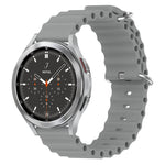 Cinturino per orologio in silicone tinta unita stile oceano da 20 mm, For Samsung  Galaxy Watch 4 Classic 46mm, For Samsung Galaxy Watch Active 2 40mm