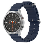 Cinturino per orologio in silicone tinta unita stile oceano da 20 mm, For Samsung  Galaxy Watch 4 Classic 46mm, For Samsung Galaxy Watch Active 2 40mm