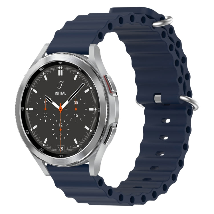 Cinturino per orologio in silicone tinta unita stile oceano da 20 mm, For Samsung  Galaxy Watch 4 Classic 46mm, For Samsung Galaxy Watch Active 2 40mm
