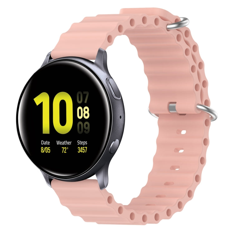 Cinturino per orologio in silicone tinta unita stile oceano da 20 mm, For Samsung  Galaxy Watch 4 Classic 46mm, For Samsung Galaxy Watch Active 2 40mm