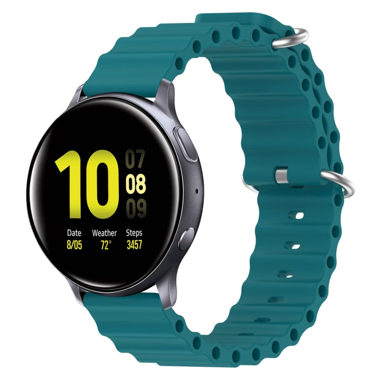 Cinturino per orologio in silicone tinta unita stile oceano da 20 mm, For Samsung  Galaxy Watch 4 Classic 46mm, For Samsung Galaxy Watch Active 2 40mm