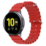 Cinturino per orologio in silicone tinta unita stile oceano da 20 mm, For Samsung  Galaxy Watch 4 Classic 46mm, For Samsung Galaxy Watch Active 2 40mm