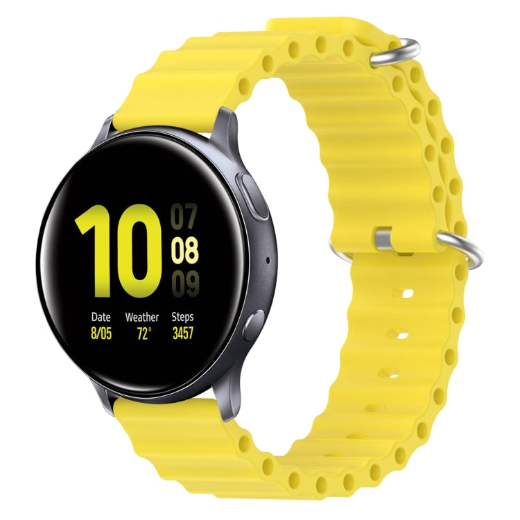 Cinturino per orologio in silicone tinta unita stile oceano da 20 mm, For Samsung  Galaxy Watch 4 Classic 46mm, For Samsung Galaxy Watch Active 2 40mm
