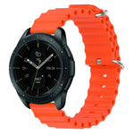 Cinturino per orologio in silicone tinta unita stile oceano da 20 mm, For Samsung Galaxy Watch Active 2 44mm, For Samsung Galaxy Watch 42mm
