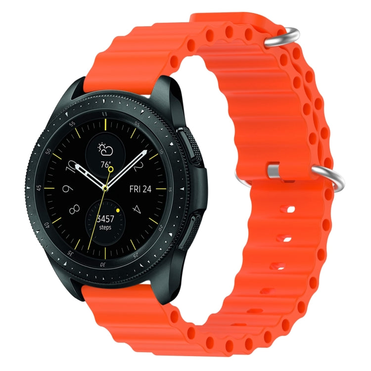 Cinturino per orologio in silicone tinta unita stile oceano da 20 mm, For Samsung Galaxy Watch Active 2 44mm, For Samsung Galaxy Watch 42mm