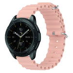 Cinturino per orologio in silicone tinta unita stile oceano da 20 mm, For Samsung Galaxy Watch Active 2 44mm, For Samsung Galaxy Watch 42mm