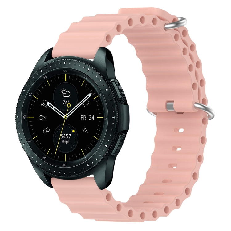 Cinturino per orologio in silicone tinta unita stile oceano da 20 mm, For Samsung Galaxy Watch Active 2 44mm, For Samsung Galaxy Watch 42mm