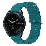 Cinturino per orologio in silicone tinta unita stile oceano da 20 mm, For Samsung Galaxy Watch Active 2 44mm, For Samsung Galaxy Watch 42mm