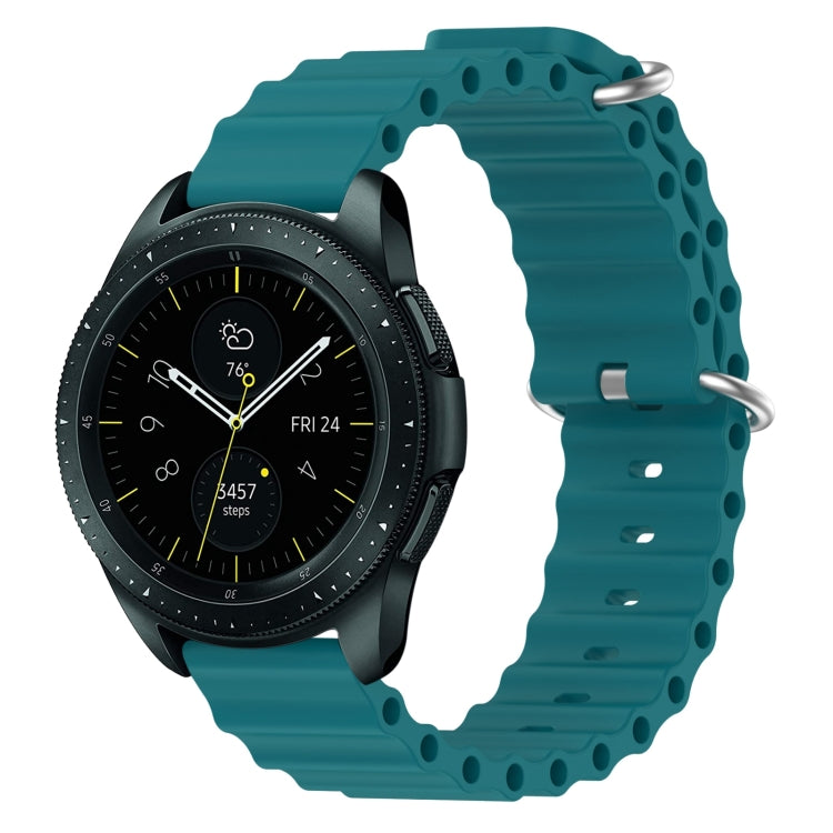 Cinturino per orologio in silicone tinta unita stile oceano da 20 mm, For Samsung Galaxy Watch Active 2 44mm, For Samsung Galaxy Watch 42mm