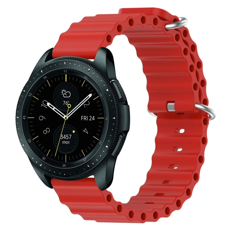 Cinturino per orologio in silicone tinta unita stile oceano da 20 mm, For Samsung Galaxy Watch Active 2 44mm, For Samsung Galaxy Watch 42mm