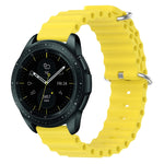 Cinturino per orologio in silicone tinta unita stile oceano da 20 mm, For Samsung Galaxy Watch Active 2 44mm, For Samsung Galaxy Watch 42mm