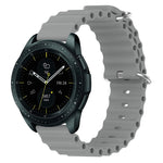 Cinturino per orologio in silicone tinta unita stile oceano da 20 mm, For Samsung Galaxy Watch Active 2 44mm, For Samsung Galaxy Watch 42mm