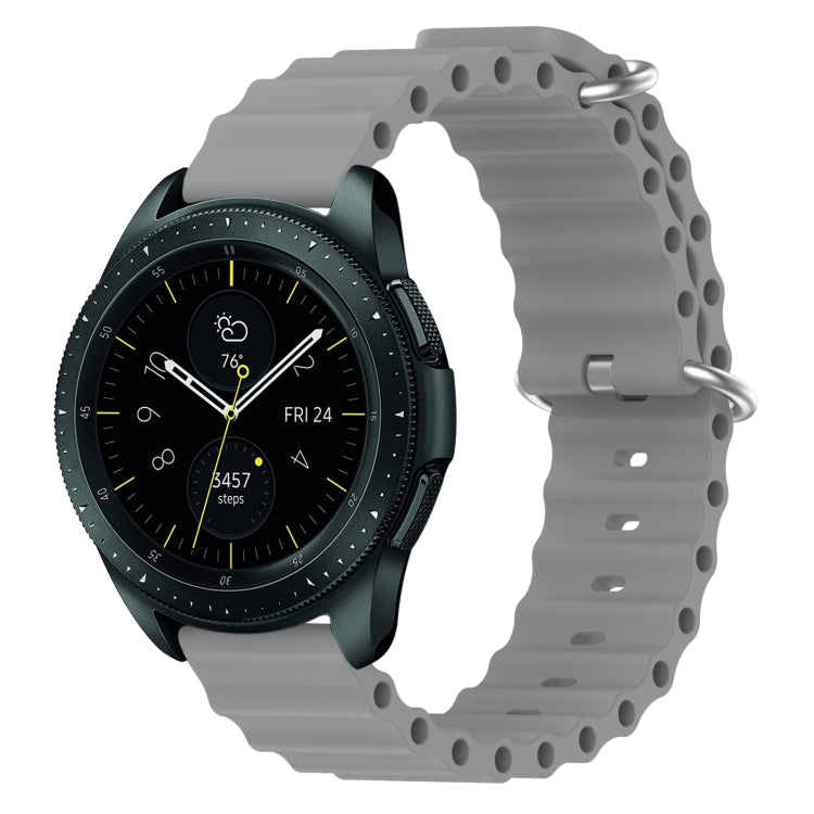 Cinturino per orologio in silicone tinta unita stile oceano da 20 mm, For Samsung Galaxy Watch Active 2 44mm, For Samsung Galaxy Watch 42mm