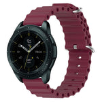 Cinturino per orologio in silicone tinta unita stile oceano da 20 mm, For Samsung Galaxy Watch Active 2 44mm, For Samsung Galaxy Watch 42mm