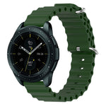Cinturino per orologio in silicone tinta unita stile oceano da 20 mm, For Samsung Galaxy Watch Active 2 44mm, For Samsung Galaxy Watch 42mm