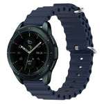 Cinturino per orologio in silicone tinta unita stile oceano da 20 mm, For Samsung Galaxy Watch Active 2 44mm, For Samsung Galaxy Watch 42mm