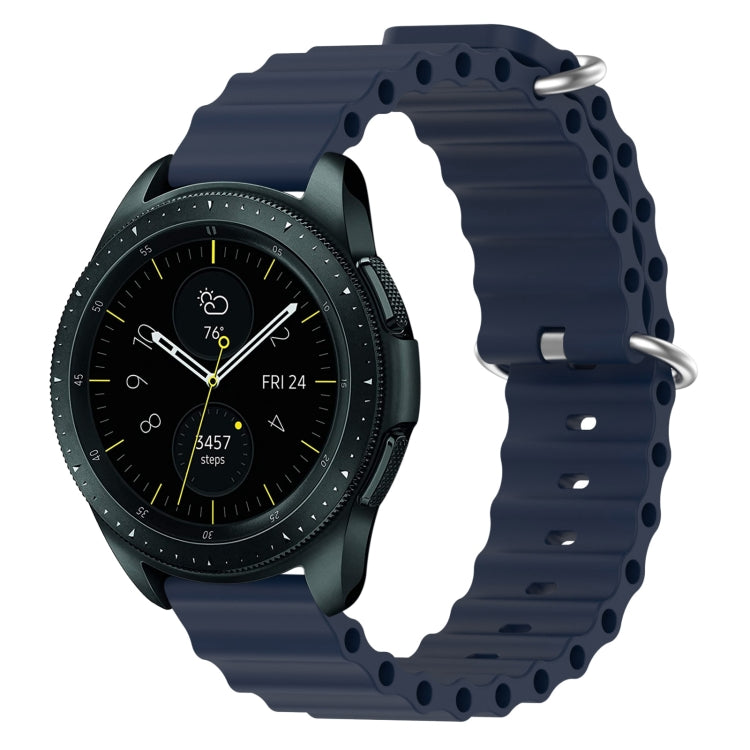 Cinturino per orologio in silicone tinta unita stile oceano da 20 mm, For Samsung Galaxy Watch Active 2 44mm, For Samsung Galaxy Watch 42mm