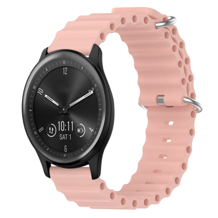 Cinturino per orologio in silicone tinta unita stile oceano da 20 mm, For Garmin Vivomove Sport, For Garmin Venu 2 Plus