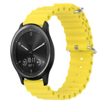 Cinturino per orologio in silicone tinta unita stile oceano da 20 mm, For Garmin Vivomove Sport, For Garmin Venu 2 Plus