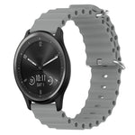 Cinturino per orologio in silicone tinta unita stile oceano da 20 mm, For Garmin Vivomove Sport, For Garmin Venu 2 Plus