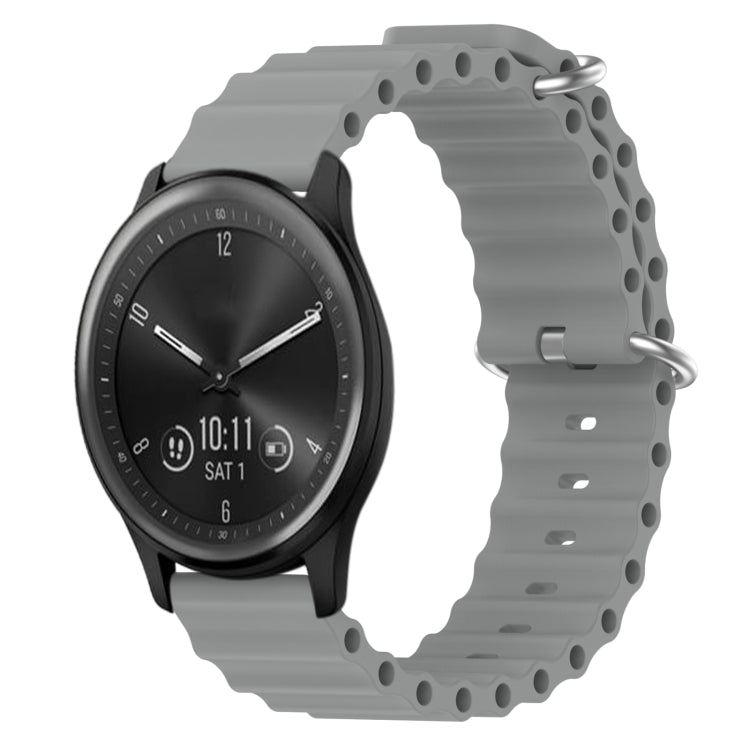 Cinturino per orologio in silicone tinta unita stile oceano da 20 mm, For Garmin Vivomove Sport, For Garmin Venu 2 Plus