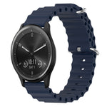 Cinturino per orologio in silicone tinta unita stile oceano da 20 mm, For Garmin Vivomove Sport, For Garmin Venu 2 Plus