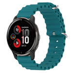 Cinturino per orologio in silicone tinta unita stile oceano da 20 mm, For Garmin Vivomove Sport, For Garmin Venu 2 Plus