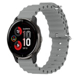 Cinturino per orologio in silicone tinta unita stile oceano da 20 mm, For Garmin Vivomove Sport, For Garmin Venu 2 Plus