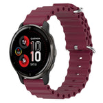 Cinturino per orologio in silicone tinta unita stile oceano da 20 mm, For Garmin Vivomove Sport, For Garmin Venu 2 Plus