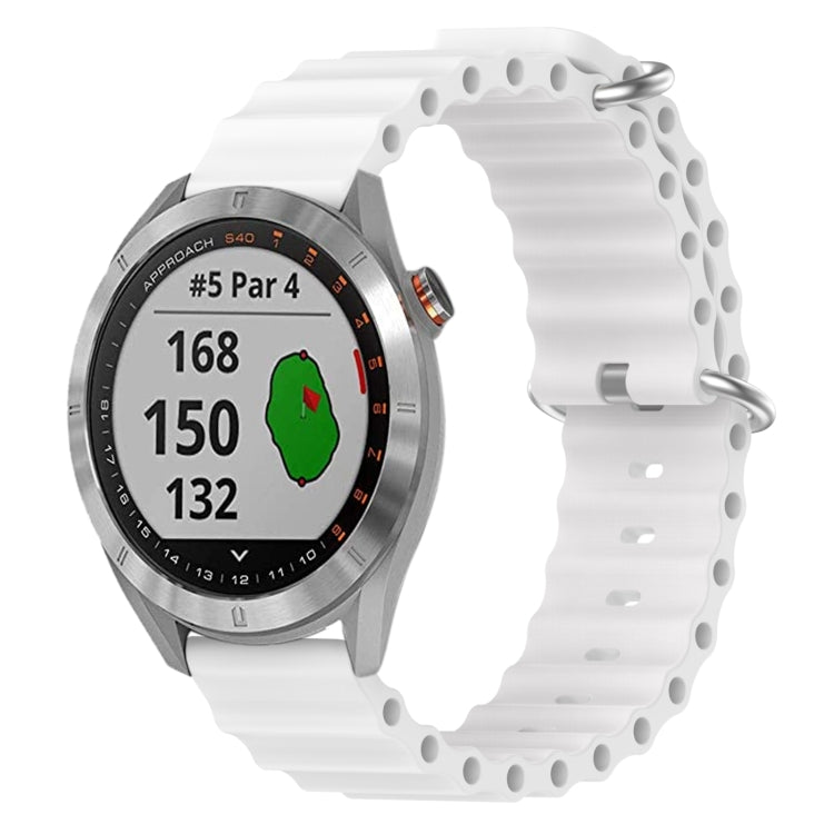 Cinturino in silicone 20mm per Garmin Approach S40