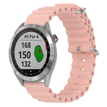 Cinturino per orologio in silicone tinta unita stile oceano da 20 mm, For Garmin Approach S40, For Garmin Forerunner 158