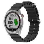 Cinturino per orologio in silicone tinta unita stile oceano da 20 mm, For Garmin Approach S40, For Garmin Forerunner 158