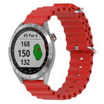 Cinturino per orologio in silicone tinta unita stile oceano da 20 mm, For Garmin Approach S40, For Garmin Forerunner 158