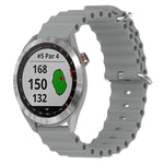 Cinturino per orologio in silicone tinta unita stile oceano da 20 mm, For Garmin Approach S40, For Garmin Forerunner 158
