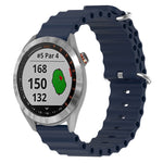 Cinturino per orologio in silicone tinta unita stile oceano da 20 mm, For Garmin Approach S40, For Garmin Forerunner 158