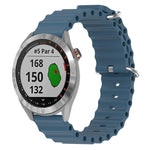 Cinturino per orologio in silicone tinta unita stile oceano da 20 mm, For Garmin Approach S40, For Garmin Forerunner 158