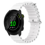 Cinturino per orologio in silicone tinta unita stile oceano da 20 mm, For Garmin Approach S40, For Garmin Forerunner 158