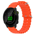 Cinturino per orologio in silicone tinta unita stile oceano da 20 mm, For Garmin Approach S40, For Garmin Forerunner 158