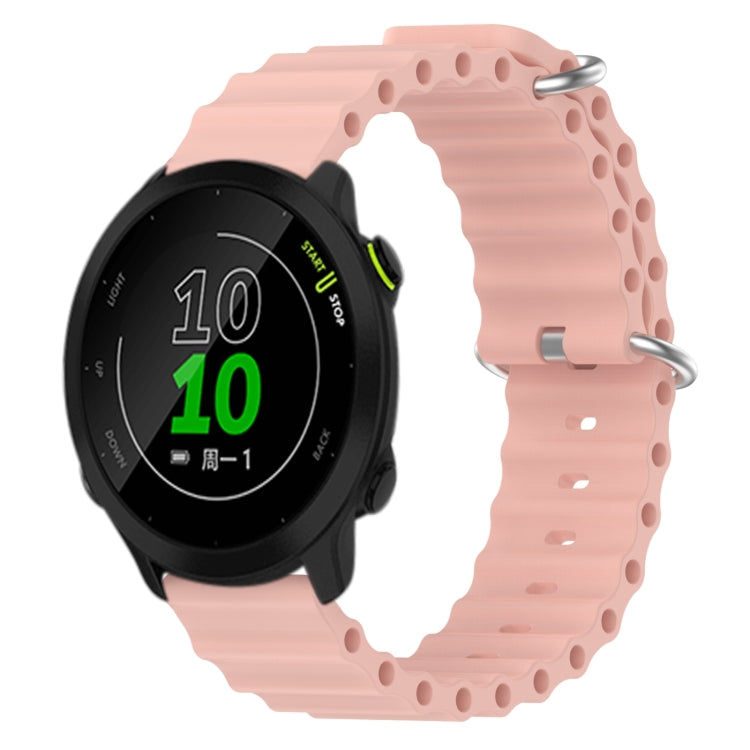Cinturino per orologio in silicone tinta unita stile oceano da 20 mm, For Garmin Approach S40, For Garmin Forerunner 158