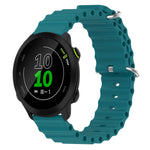 Cinturino per orologio in silicone tinta unita stile oceano da 20 mm, For Garmin Approach S40, For Garmin Forerunner 158