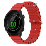 Cinturino per orologio in silicone tinta unita stile oceano da 20 mm, For Garmin Approach S40, For Garmin Forerunner 158