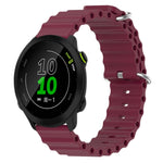 Cinturino per orologio in silicone tinta unita stile oceano da 20 mm, For Garmin Approach S40, For Garmin Forerunner 158