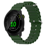 Cinturino per orologio in silicone tinta unita stile oceano da 20 mm, For Garmin Approach S40, For Garmin Forerunner 158