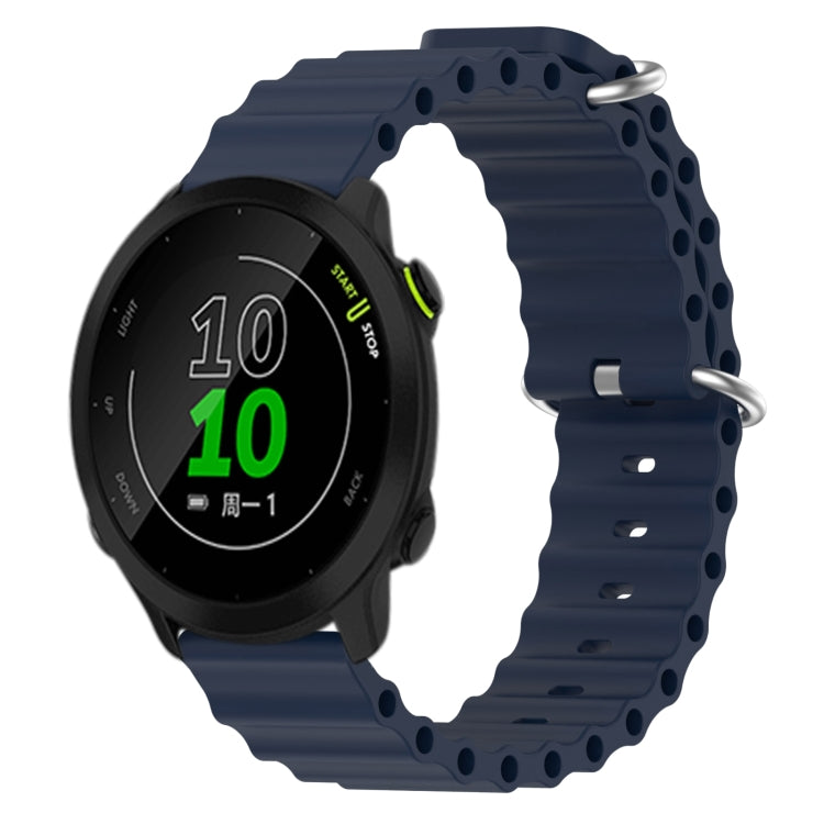 Cinturino per orologio in silicone tinta unita stile oceano da 20 mm, For Garmin Approach S40, For Garmin Forerunner 158